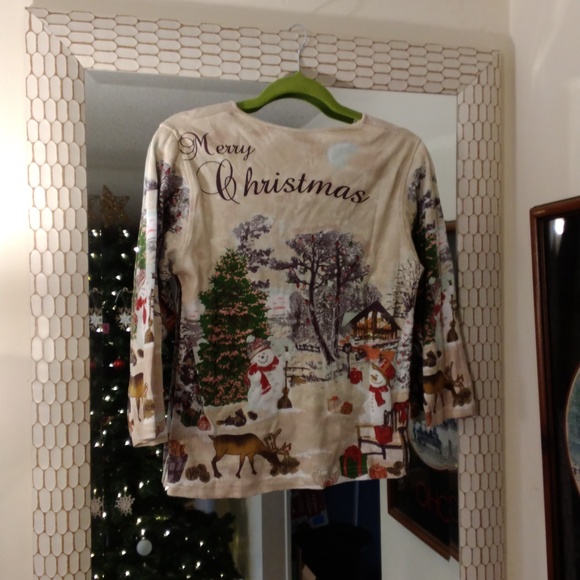 Jane Ashley Christmas shirt size medium - Picture 2 of 4